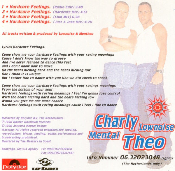 Charly Lownoise & Mental Theo : Hardcore Feelings (CD, Maxi)