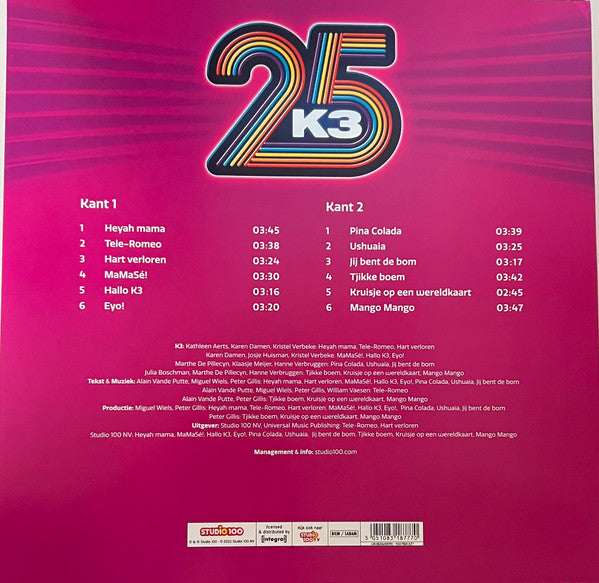 K3 : Grootste Hits Uit 25 Jaar K3 Vol. 2 (LP, RSD, Comp, Tra)