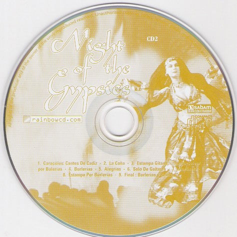 Sándor Lakatos, Grupo Curra Velez : Night Of The Gypsies (2xCD, Comp)