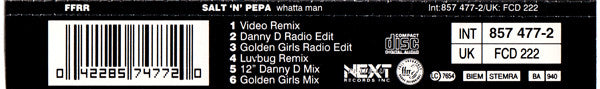 Salt 'N' Pepa with En Vogue : Whatta Man (CD, Single)