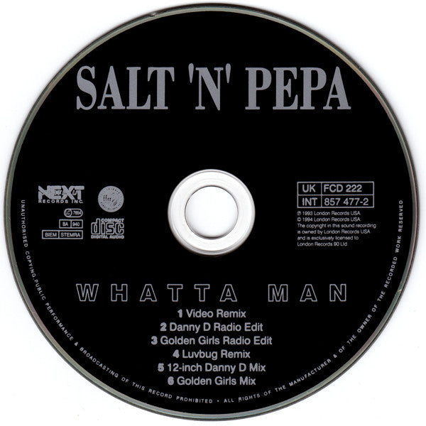 Salt 'N' Pepa with En Vogue : Whatta Man (CD, Single)