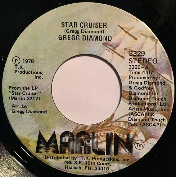 Gregg Diamond : Star Cruiser (7", Single)