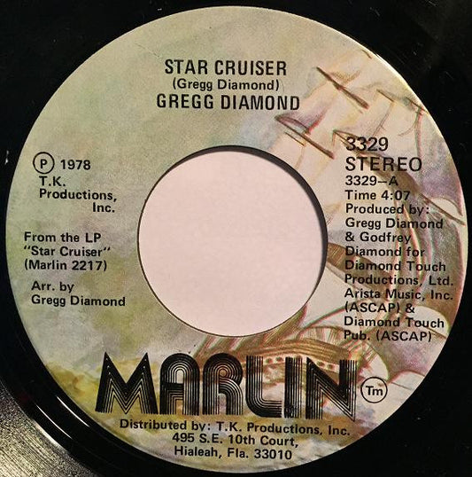 Gregg Diamond : Star Cruiser (7", Single)