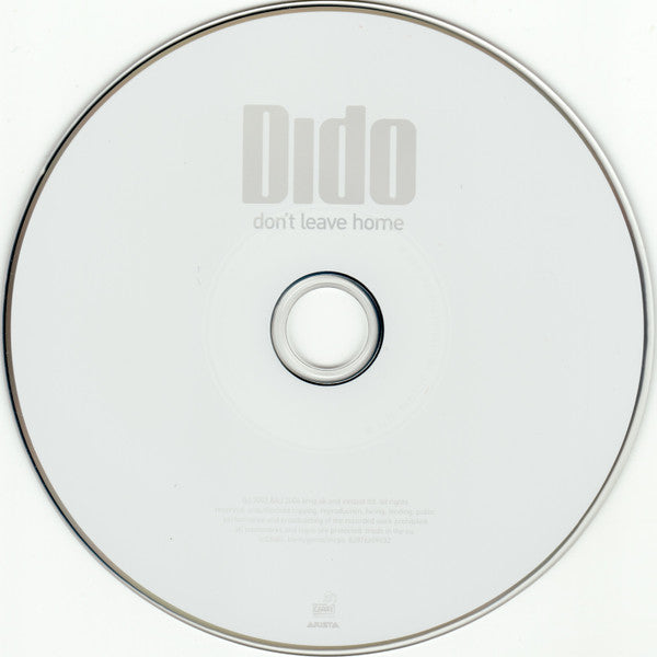 Dido : Don't Leave Home (CD, Single, Car)