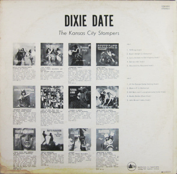 The Kansas City Stompers : Dixie Date (LP, Album)