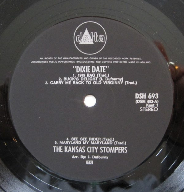 The Kansas City Stompers : Dixie Date (LP, Album)