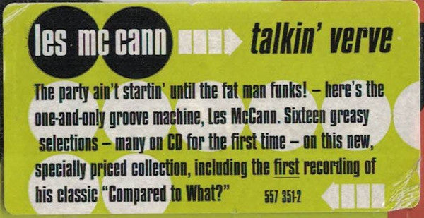 Les McCann : Talkin' Verve (CD, Comp)
