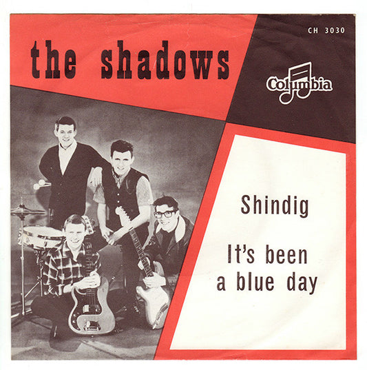 The Shadows : Shindig (7", Single, Pus)