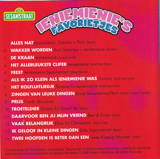 Sesamstraat : Ieniemienie's Favorietjes (CD, Album, Comp)