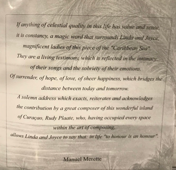 Joyce & Linda : Nos Amor II: Homenahe Na Rudy Plaate (CD, Album)