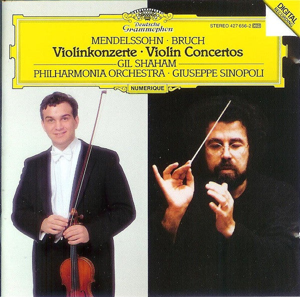 Felix Mendelssohn-Bartholdy, Max Bruch - Gil Shaham, Philharmonia Orchestra, Giuseppe Sinopoli : Violinkonzerte = Violin Concertos (CD, Album)