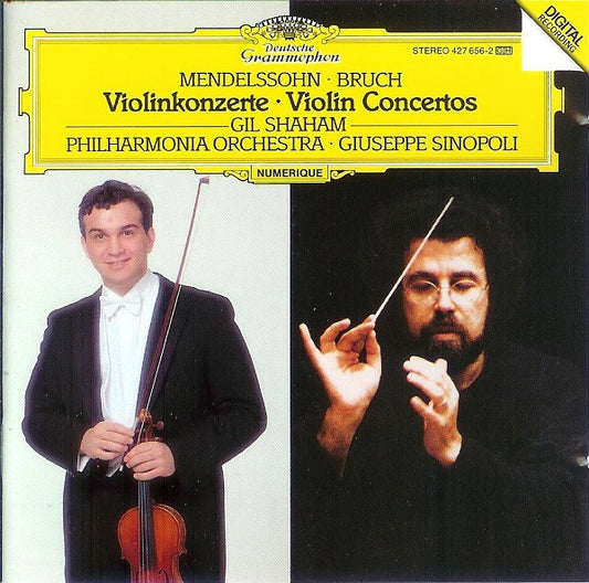 Felix Mendelssohn-Bartholdy, Max Bruch - Gil Shaham, Philharmonia Orchestra, Giuseppe Sinopoli : Violinkonzerte = Violin Concertos (CD, Album)