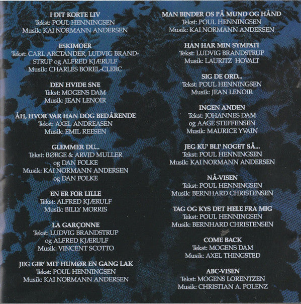 Ulla Henningsen : Kald Mig Liva (CD, Album)