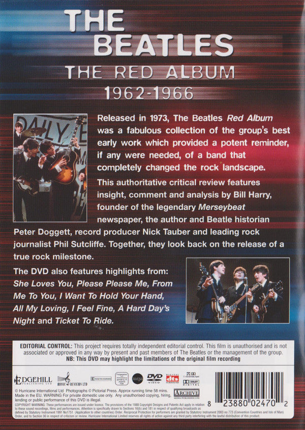 The Beatles : The Red Album 1962-1966 (DVD-V, Unofficial)