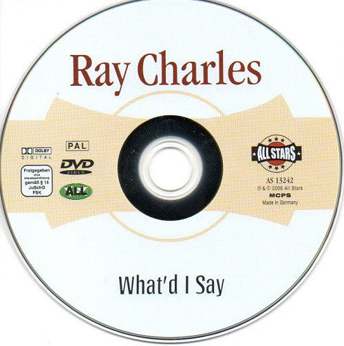Ray Charles : What'd I Say (DVD-V, Multichannel, Reg)