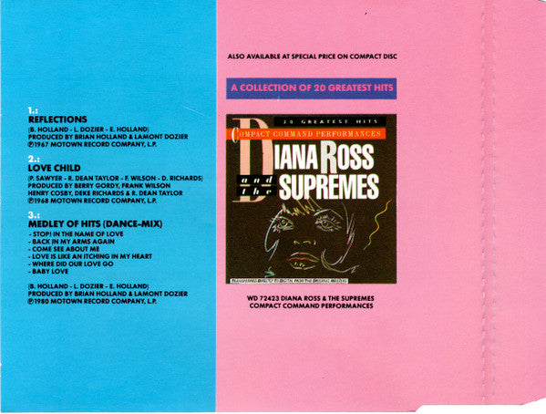 The Supremes : Reflections (CD, Maxi)