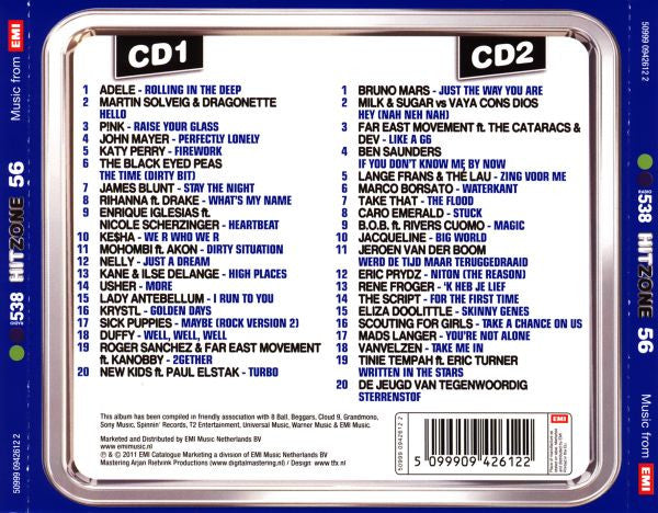 Various : Radio 538 Hitzone 56 (2xCD, Comp)
