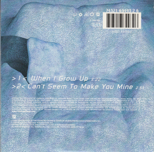 Garbage : When I Grow Up (CD, Single)