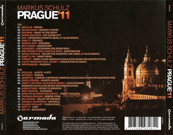Markus Schulz : Prague '11 (2xCD, Comp, Mixed)