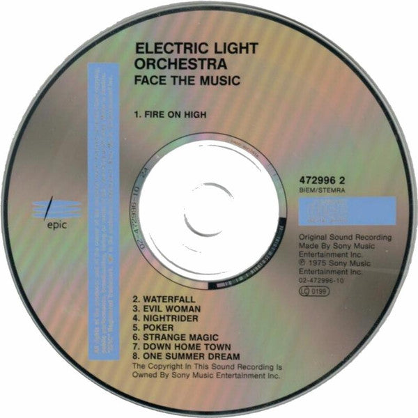 Electric Light Orchestra : Face The Music (CD, Album, RE)