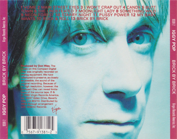 Iggy Pop : Brick By Brick (CD, Album)