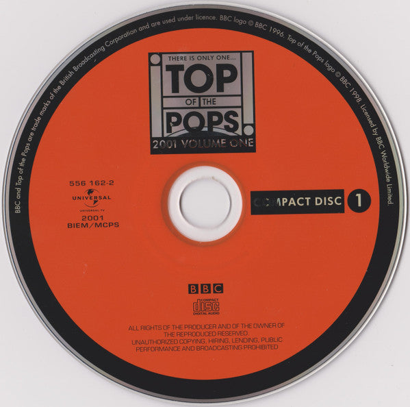 Various : Top Of The Pops 2001 Volume One (2xCD, Comp)
