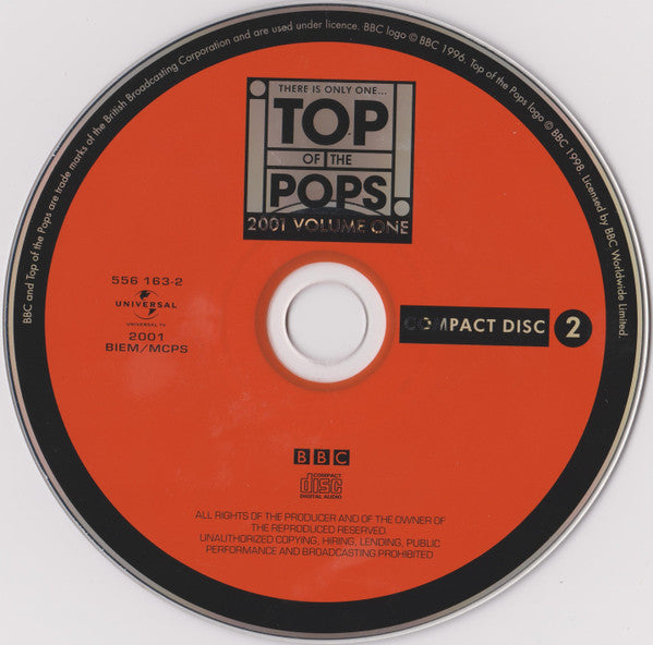 Various : Top Of The Pops 2001 Volume One (2xCD, Comp)