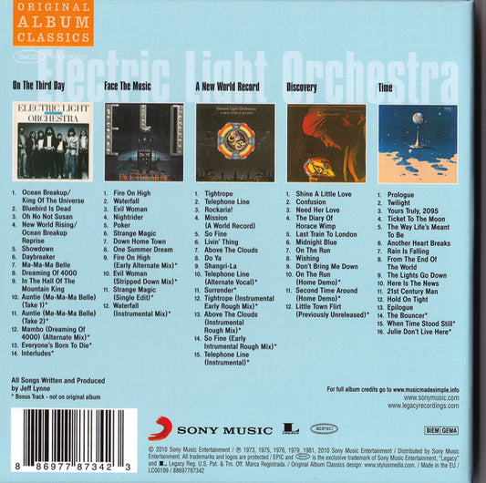 Electric Light Orchestra : Original Album Classics (Box, Comp + CD, Album, RE + CD, Album, RE + CD, Al)