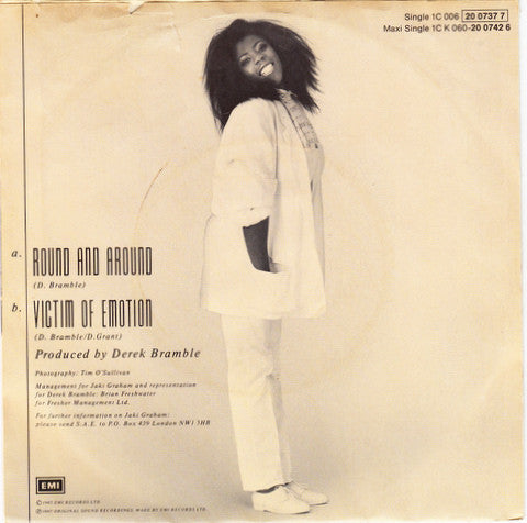 Jaki Graham : Round And Around (7", Single)