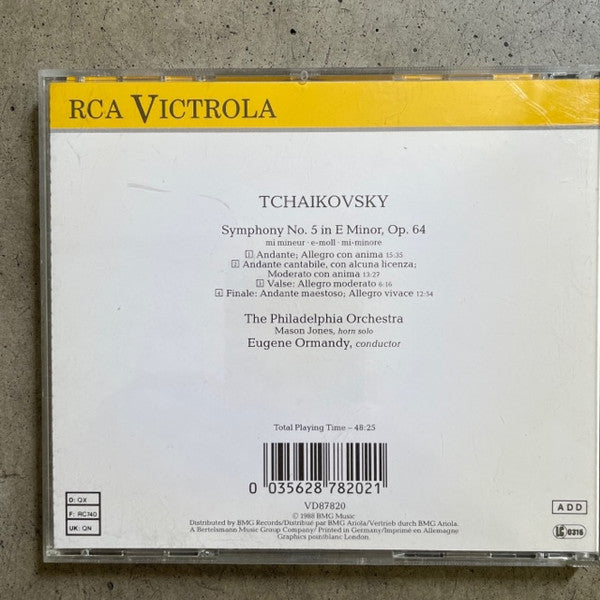 Pyotr Ilyich Tchaikovsky, The Philadelphia Orchestra, Eugene Ormandy : Symphony No. 5 (CD, RE)