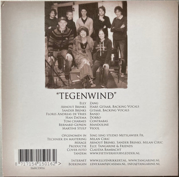 Elly Nieman mmv Tangarine & Friends : Tegenwind (CD, Single)
