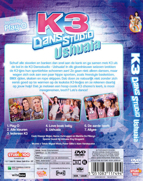 K3 : Dans Studio - Ushuaia (DVD-V, PAL)