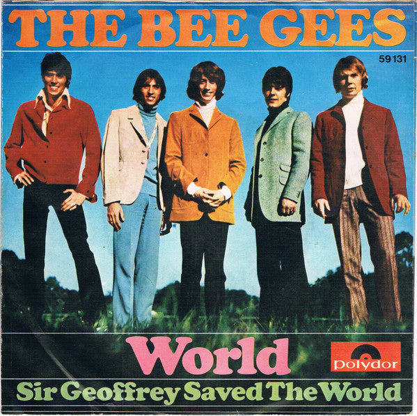 Bee Gees : World (7", Single, Mono)
