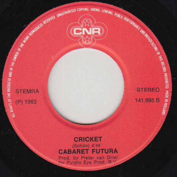 Cabaret Futura : Highland Cathedral / Cricket (7", Single)