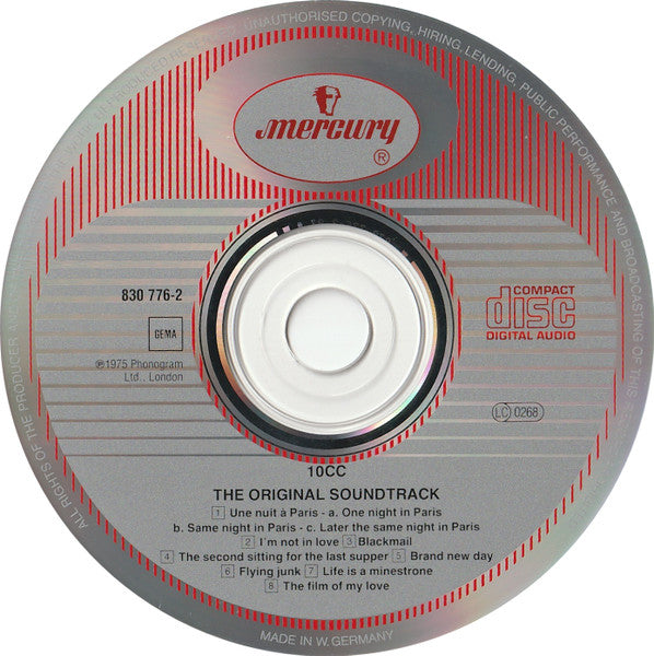 10cc : The Original Soundtrack (CD, Album, RE)
