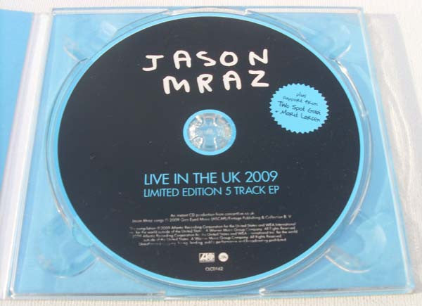 Jason Mraz : Live In The U.K. 2009 (CDr, EP, Ltd, Dig)