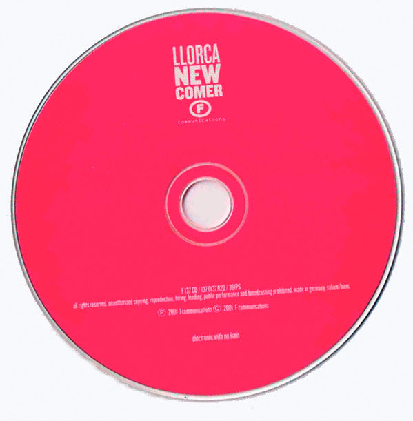 Llorca : New Comer (CD, Album)