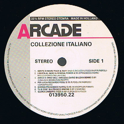 Various : Collezione Italiano (2xLP, Comp)