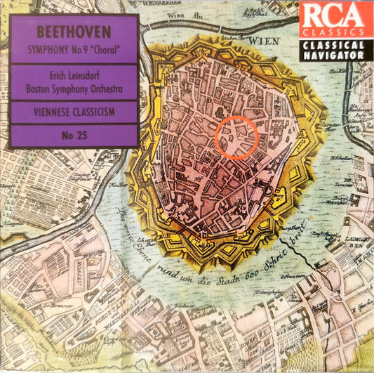Ludwig van Beethoven, Erich Leinsdorf, Boston Symphony Orchestra : Symphony No 9 "Choral" (CD, Album, RE)