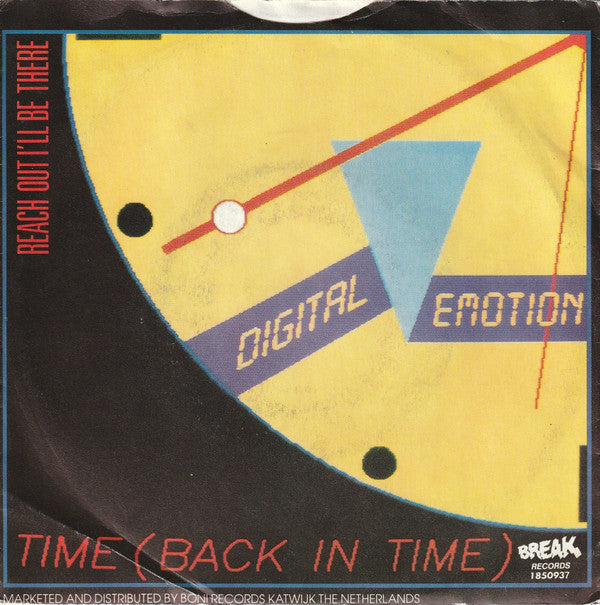 Digital Emotion : Time (Back In Time) (7", Single)