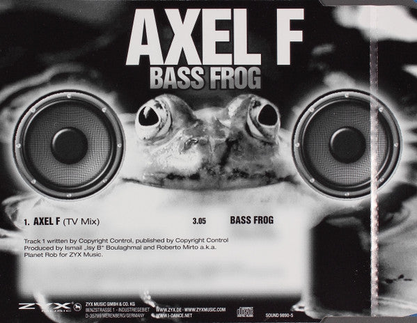 Bass Frog : Axel F (CD, Single)