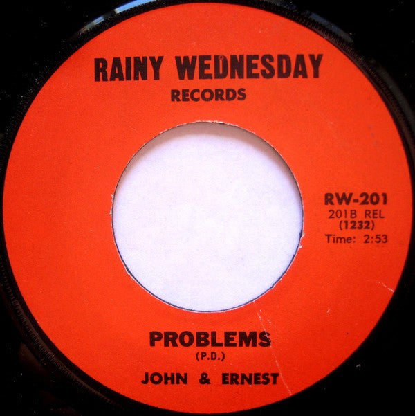 John & Ernest : Super Fly Meets Shaft / Problems (7", Single, Los)