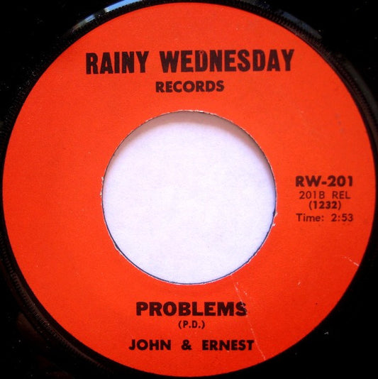 John & Ernest : Super Fly Meets Shaft / Problems (7", Single, Los)