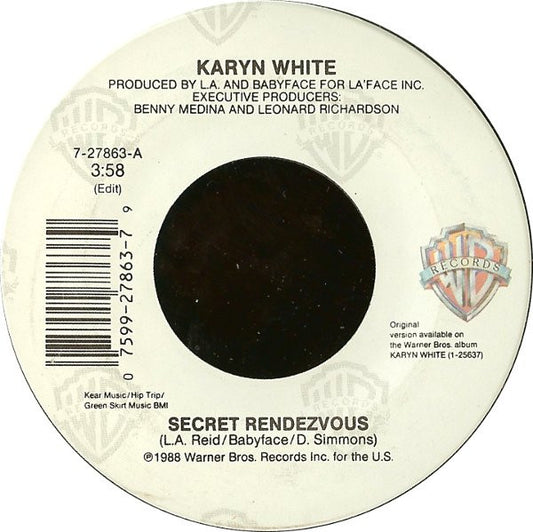 Karyn White : Secret Rendezvous (7")