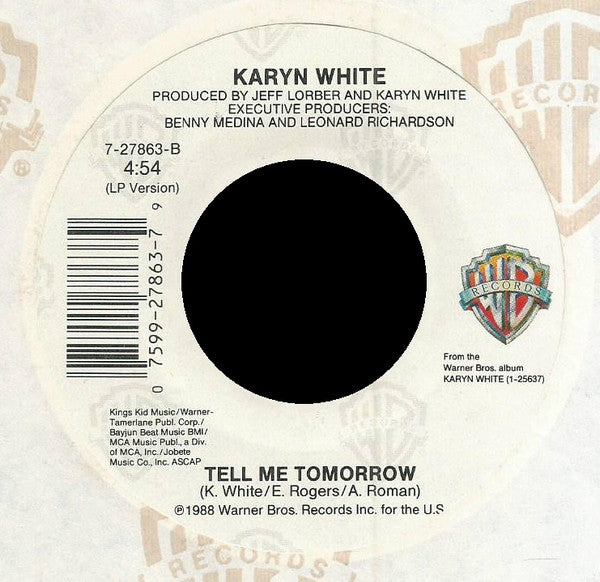 Karyn White : Secret Rendezvous (7")