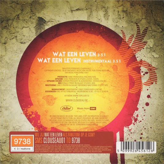 Clouseau : Wat Een Leven (CD, Single)