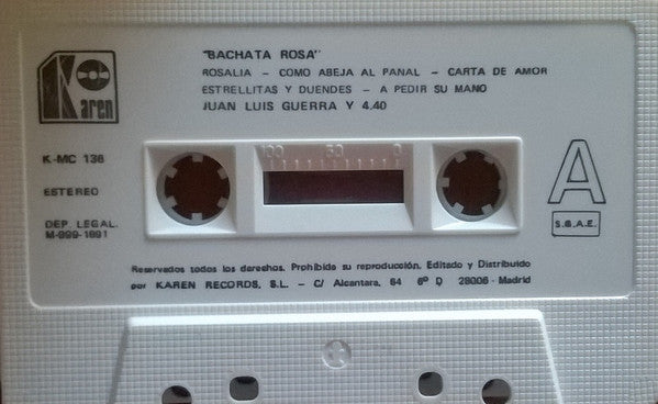 Juan Luis Guerra 4.40 : Bachata Rosa (Cass, Album)