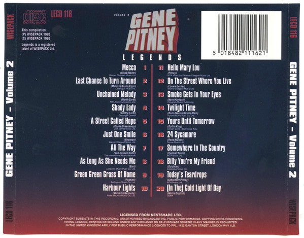 Gene Pitney : Gene Pitney Volume 2 (CD, Comp)