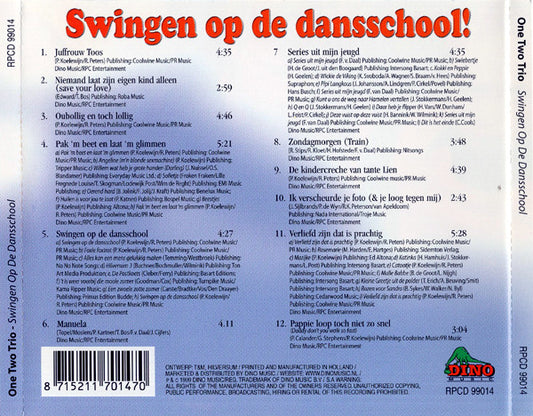 One Two Trio : Swingen Op De Dansschool (CD, Comp)