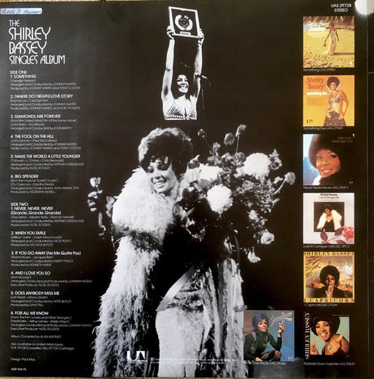 Shirley Bassey : The Shirley Bassey Singles Album (LP, Album, Comp)
